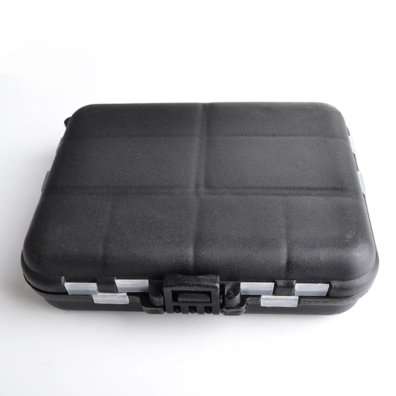 Mini caja de aparejos de Pesca con 10 compartimentos, señuelos, anzuelos, soporte de almacenamiento de plástico, caja cuadrada, accesorios de Pesca - imagen 4