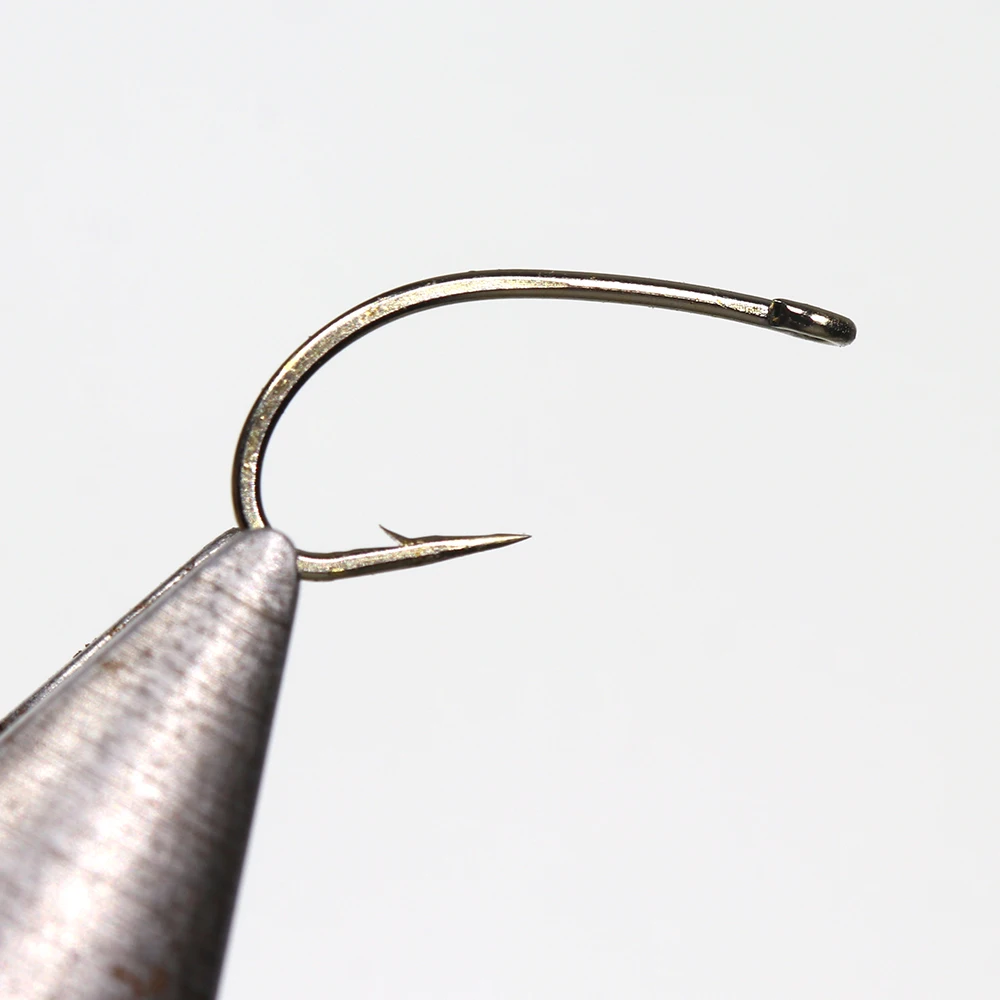 ICERIO 100PCS Anzuelo de pesca con mosca Ninfa Scud Midge Caddis Anzuelos para atar moscas