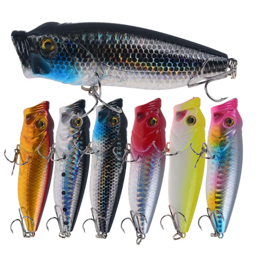 Señuelo de Pesca duro flotante, anzuelo Artificial, Wobblers duros, aparejos de Pesca de plástico, Crankbait para Lucio, Carpa, 1 unidad de 8cm/15,3g - imagen 2