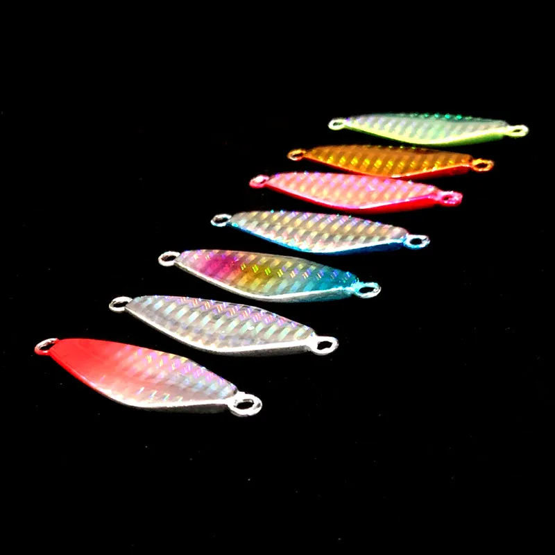 Señivos de pesca reflectantes coloridas para captar peces