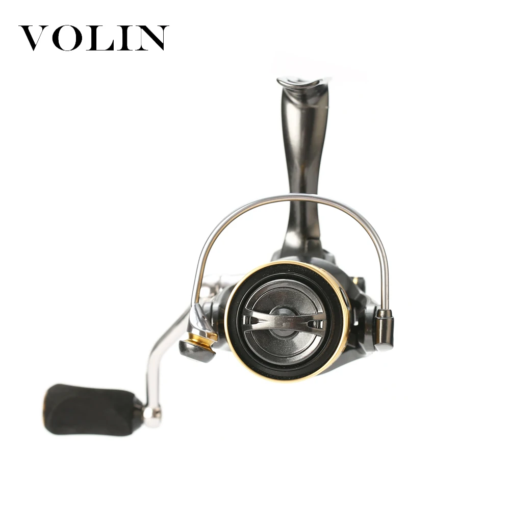 Volin-carrete de pesca giratorio de aluminio anodizado, doble aparejo de pesca de carpa, 8KG, 11 BB, 5,2: 1, Seris 800 - imagen 2