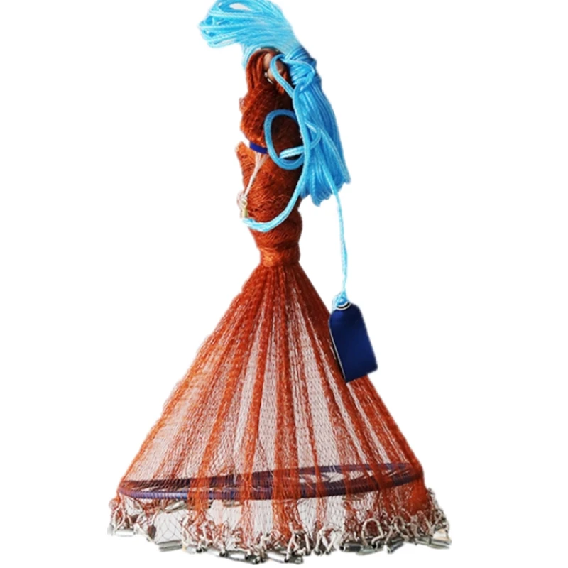 Red de pesca de línea fuerte, malla pequeña, fácil de usar, herramienta de caza al aire libre, estilo de EE. UU. - imagen 3