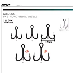 BKK AS-3/0 anzuelos triples de acero inoxidable para jigging