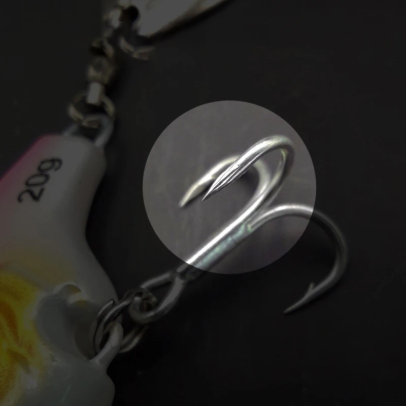 Cebo giratorio de Metal VIB para Pesca, señuelos giratorios de 5/10/15/20g, aparejos duros de Pesca de trucha, 1 unidad - imagen 5