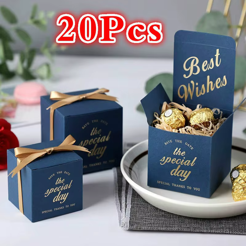 Detalle del montaje y tamaño de las cajas de regalo