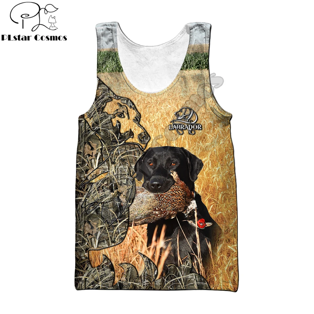 Hermosa caza de faisán, chaleco con estampado 3D para hombre, camiseta sin mangas de moda Harajuku, ropa de calle de verano, camiseta sin mangas Unisex BX010