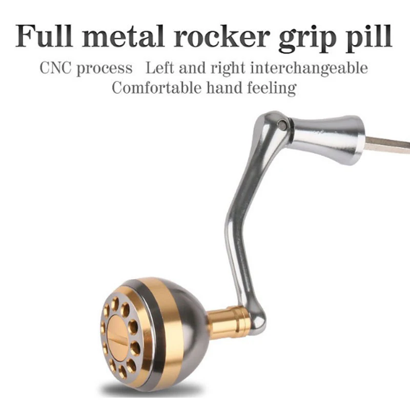 Carrete de pesca de mar, alta calidad, potencia de arrastre máxima de 13kg, doble carrete de Metal 5,2: 1, carretes giratorios, fuerte antioxidante, izquierda/derecha - imagen 4