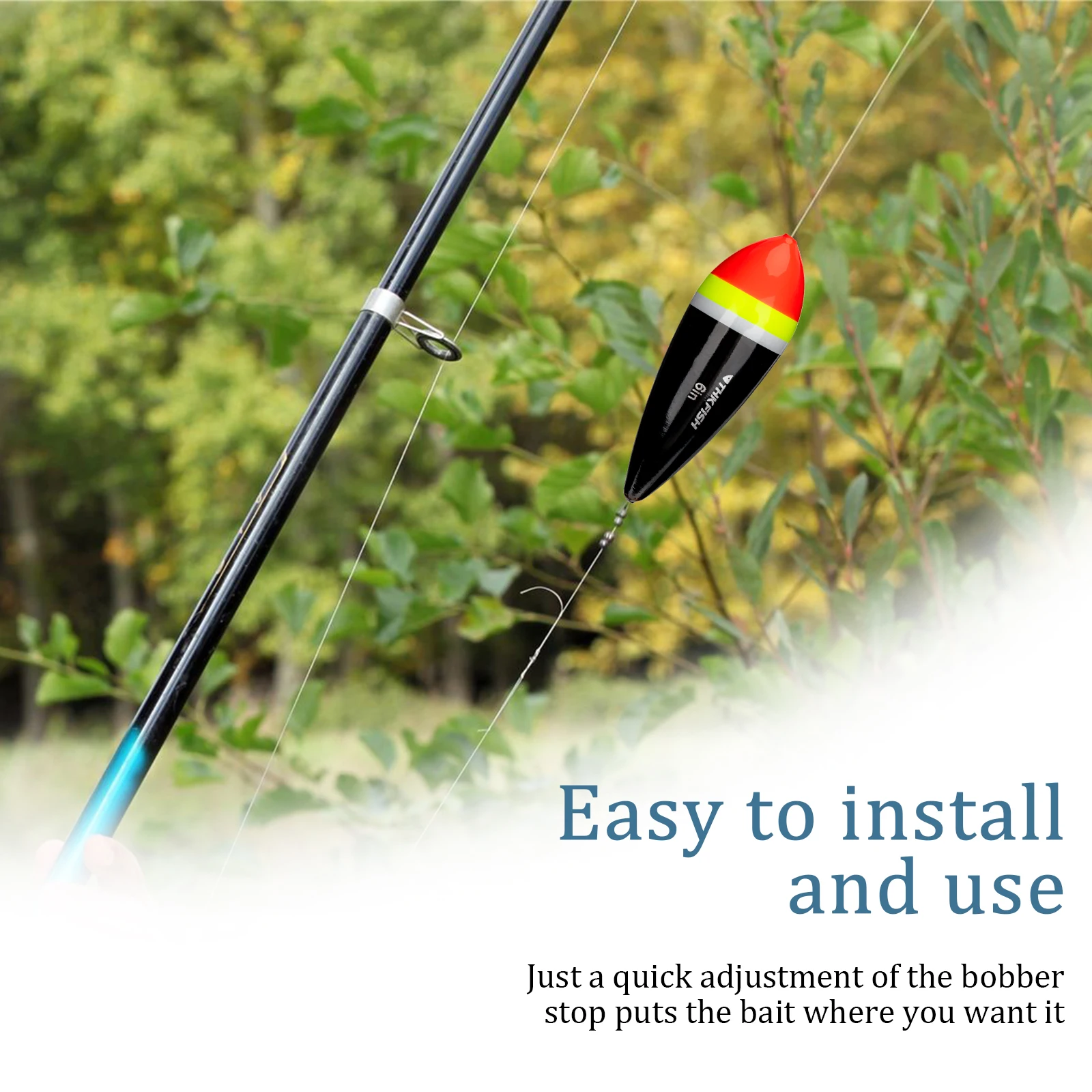 1 pieza flotadores de pesca Bobber 3in 4in 5in boyas de pesca de madera Balsa Bobbers flotantes de agua dulce accesorios de aparejos de pesca - imagen 5