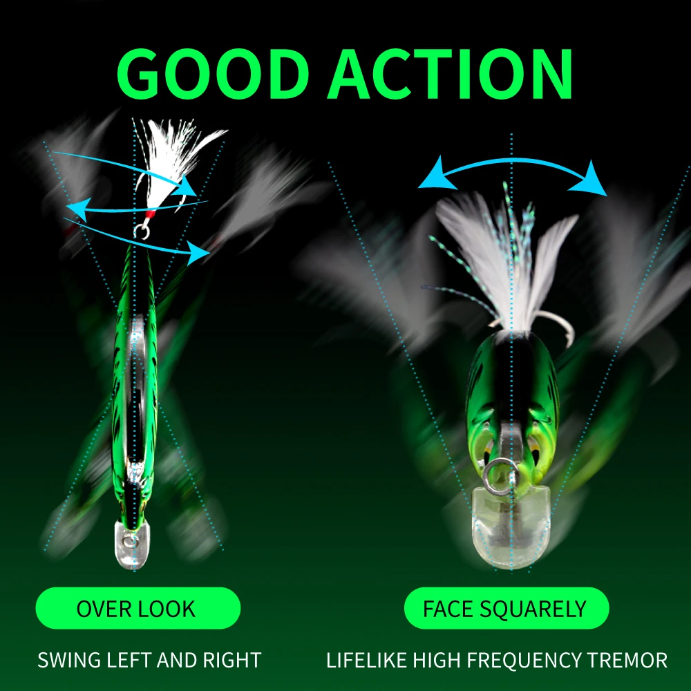 Señuelos de Pesca de pececillos láser flotantes, 13g, 11cm, luminoso, duro, artificial, cebo falso, Wobblers, Crankbait, accesorios de Pesca - imagen 3