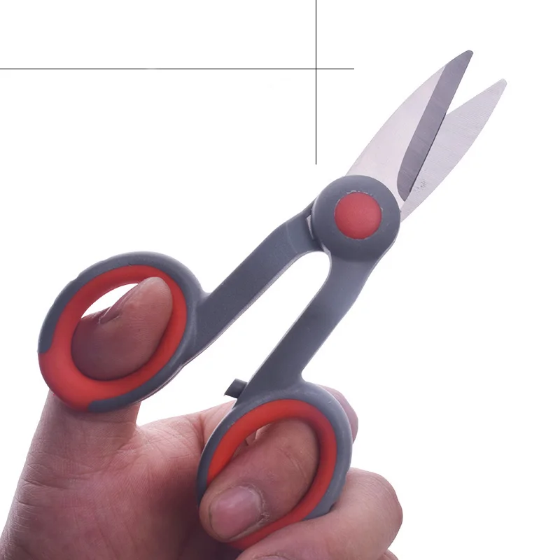 Tijeras de pesca multifunción, cortador de señuelos de línea trenzada, 14cm, accesorios portátiles, 1 ud. - imagen 5