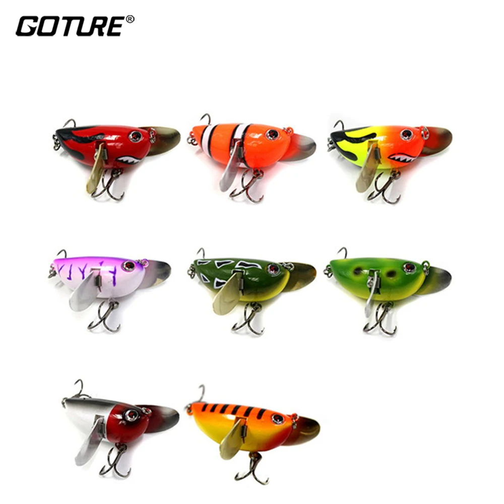 Goture-señuelo de pesca de pececillos, cebo Artificial de pesca de agua dulce, trucha, Swimbait, accesorios de pesca, 6cm/12,7g, 1 unidad - imagen 3