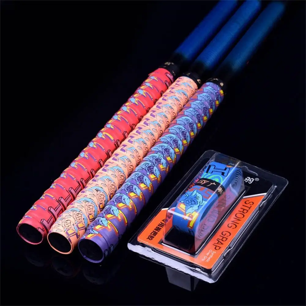 Empuñaduras de mango de raqueta de camuflaje absorbente de sudor, aislamiento de 1,5 m, banda para el sudor, envoltura termorretráctil - imagen 3