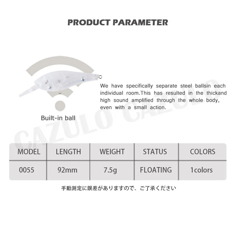 Minnow-señuelo en blanco sin pintar, Isca Artificial, 7,5g, 92mm, equipo de pesca de mar de invierno, Wobblers, pez negro, Leurre, Angeln, Zubehor - imagen 5