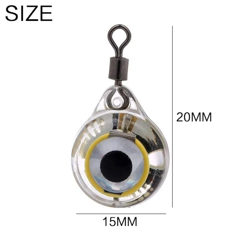 FLYSAND Luz LED nocturna – Señuelo fluorescente subacuático para peces - imagen 2