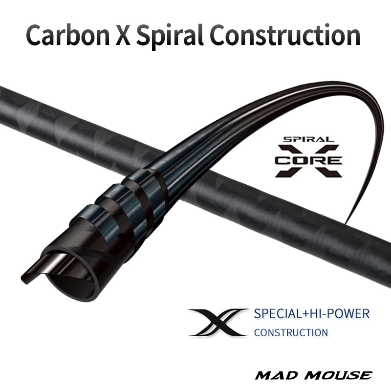 MAD MOUSE EARLY Full Fuji alto carbono 2,4/2,7/2,9 m MH caña de pescar calidad japonesa lubina Ligth Shore Jigging caña giratoria - imagen 5