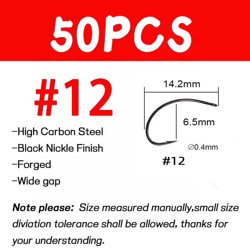 50PCS size 12