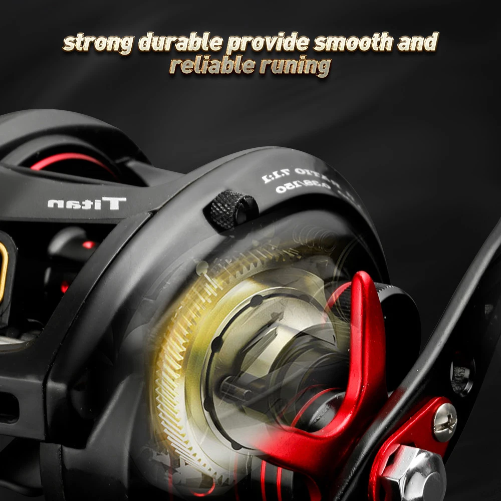 Carrete Johnco MT200 Baitcasting Alta Potencia Jigging - imagen 5
