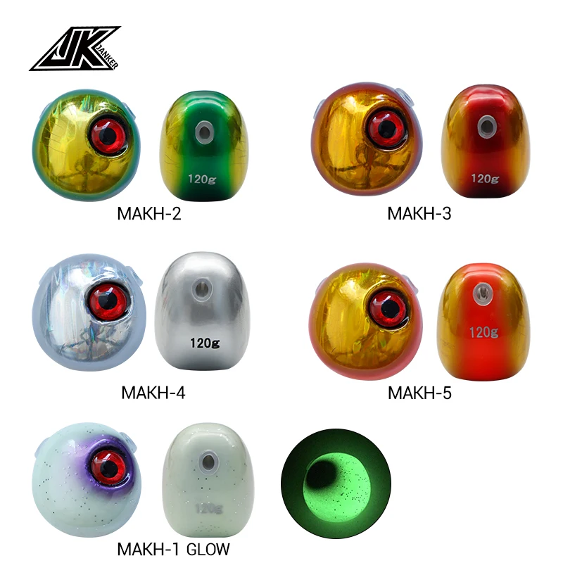 JK nuevo producto 45G / 60g / 80g / 100g / 120g 150G Madai Alliace molde deslizante Jig Jig Bait Red Snapper mar pesca cebo barco - imagen 3