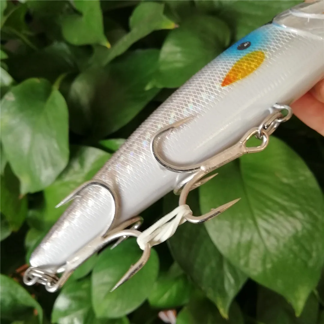 Noeby-señuelo de pesca de lápiz que se hunde, cebo duro Artificial Wobbler para agua salada, lubina, 4 Uds., 140mm, 70g - imagen 4