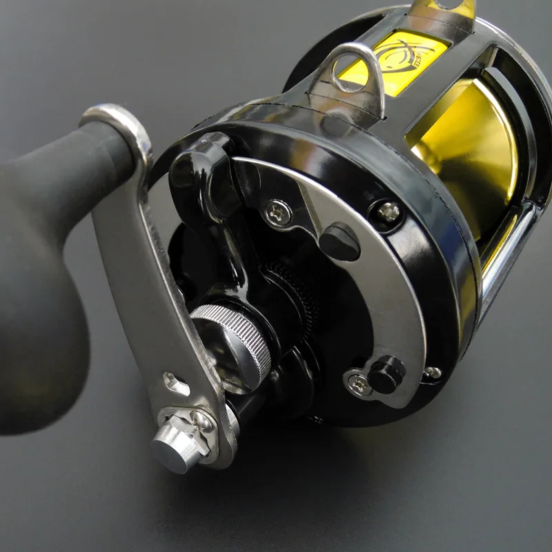 Carrete de arrastre de pesca grande TR12000 Max Drag 25kg Ocean Boat Fishing 8BB Drum Wheel Iron Plate - imagen 3