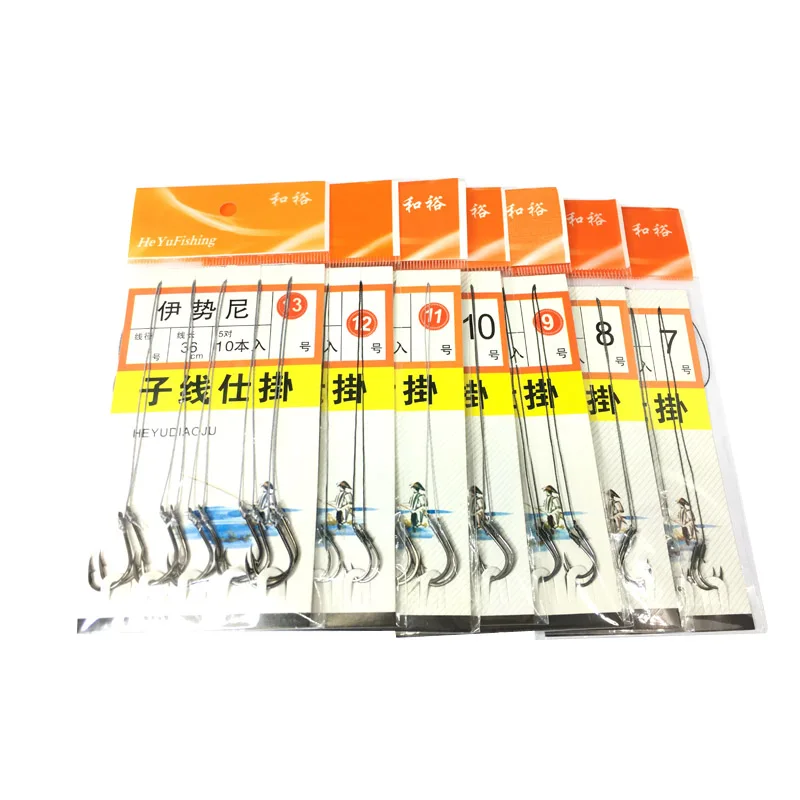 Anzuelo de Pesca doble atado subhilo, producto terminado, traje de púas, Isonidou anzuelo de Pesca, anzuelo de carpa antibobinado - imagen 2