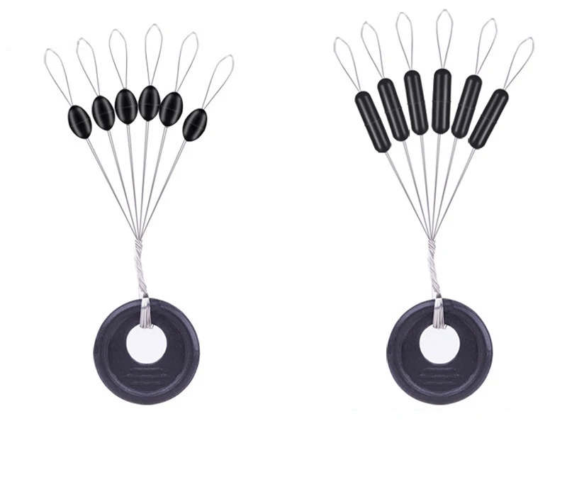 120 unids/set tapón de frijoles espaciales de resistencia para no dañar la línea frijoles vertical accesorios de aparejos de pesca de carpa fácil de usar A316 - imagen 2