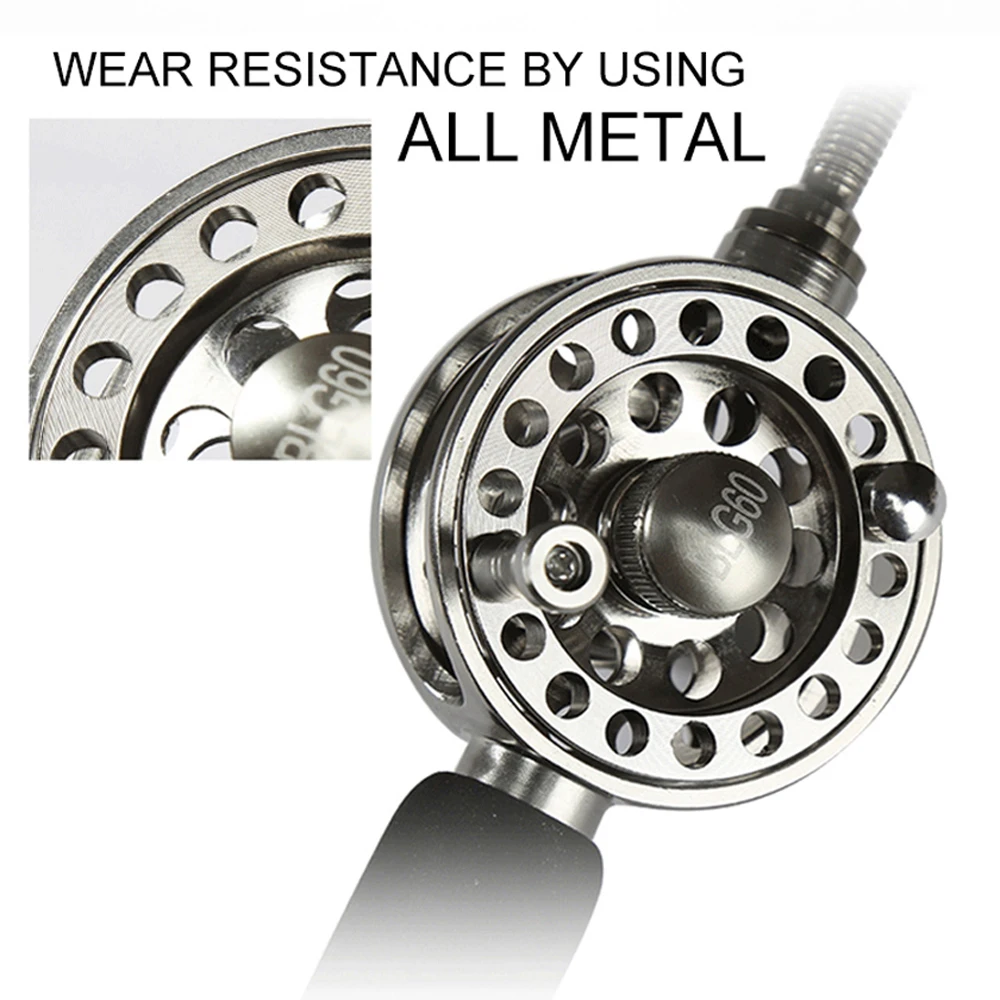 Carrete hueco de reequipamiento DIY para caña de pescar de carpa, línea interna, modificación de rueda de Baitcasting totalmente de Metal, engranaje fundido de balsa 2 + 1BB - imagen 2
