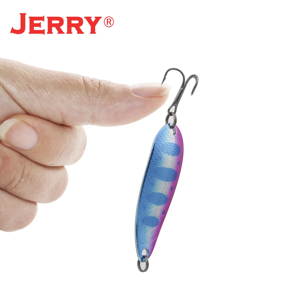 Jerry Perseus-Juego de Señuelos de Pesca, Set de 5 piezas, 7,5g, cuchara para curricán, trucha, Lucio, salmón