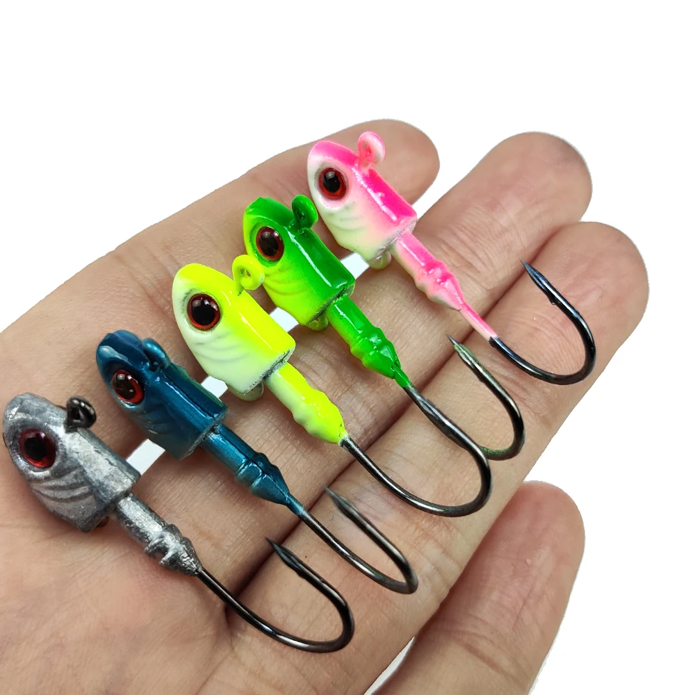 ZURYP-anzuelo de plomo para pesca, 1 piezas, 10g, 15g, 20g, 31g, con púas, señuelo suave, Jigging, gusano, sábalo, herramientas de aparejos de pesca compuestos - imagen 5
