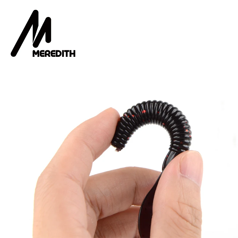 MEREDITH-SEÑUELOS blandos de pesca, 50mm, 1,26g, 20 piezas, cebo suave Artificial, aparejo depredador - imagen 3
