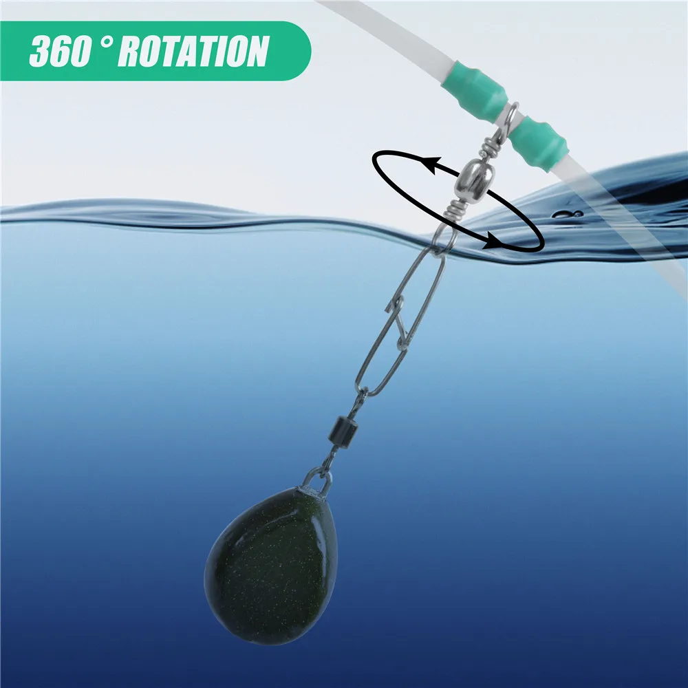 Rotación de 360 ​​° para una mayor eficiencia de pesca