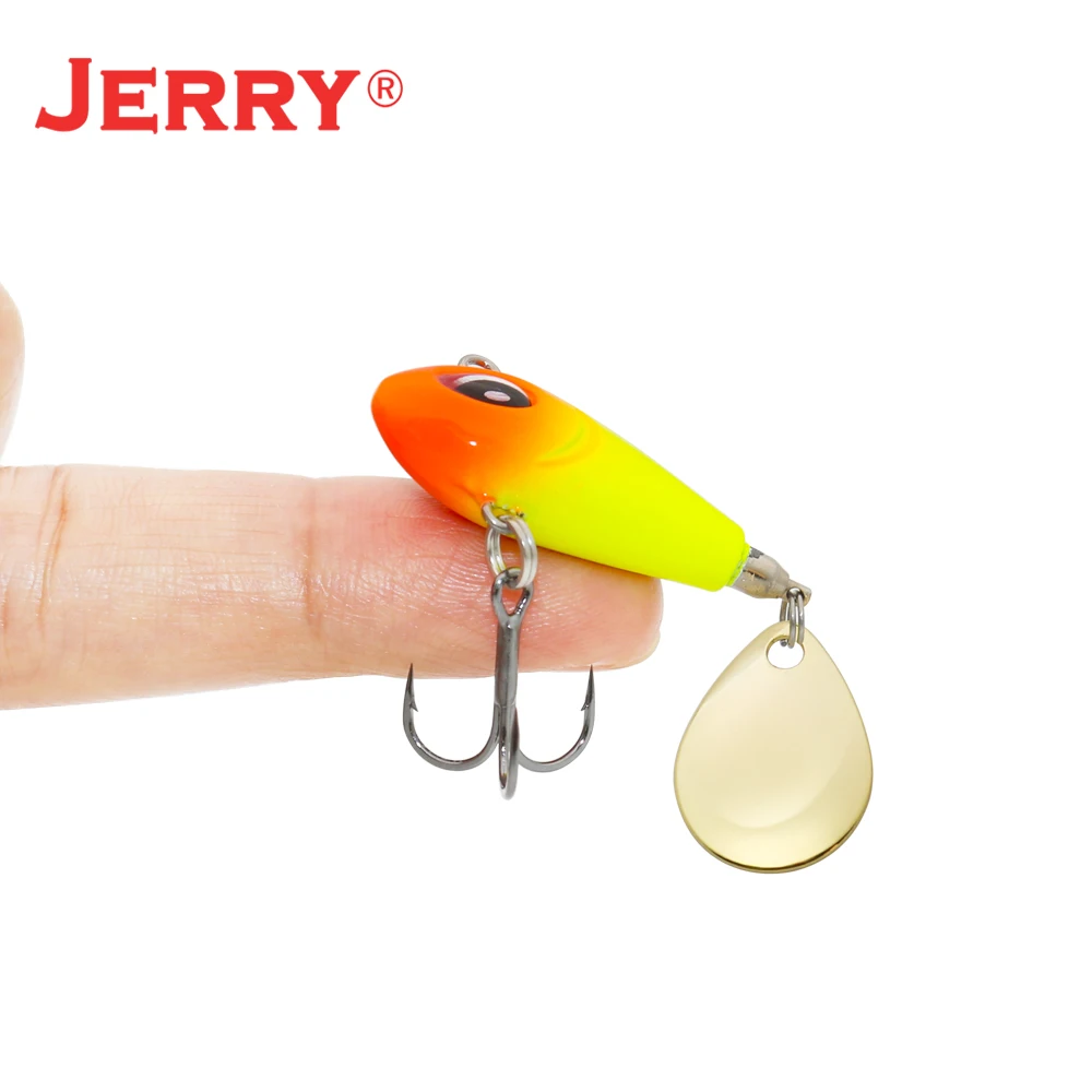 Jerry Puffer Metal VIB vibración señuelo de Pesca giratorio cebo intermitente cola de hoja 5,6g 9,3g 15,6g 21,8g Wobbler señuelos aparejos de Pesca - imagen 5