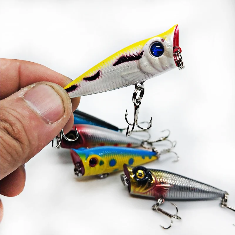 Mini Popper artificial POETRYYI – Señuelo de superficie para spinning