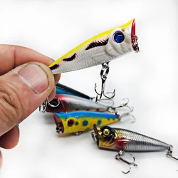 Mini Popper artificial POETRYYI – Señuelo de superficie para spinning