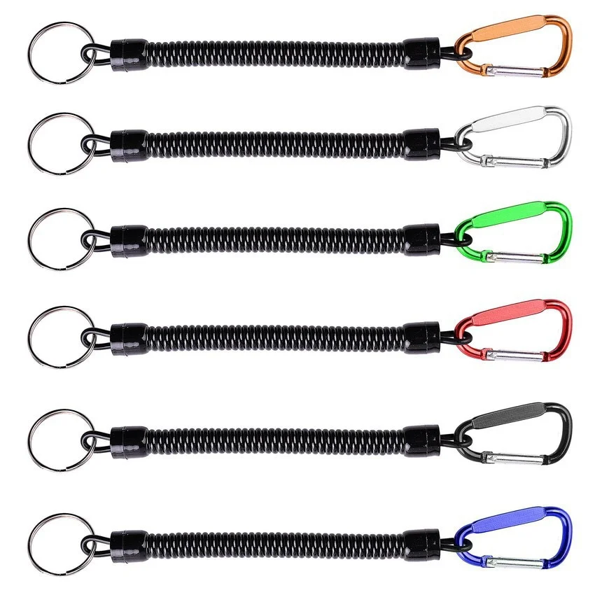 FLYSAND-cordones de pesca extensibles prácticos, canoa, Kayak, Camping, alicates seguros, empuñaduras de labios, 6 colores opcionales, accesorio de pesca - imagen 4