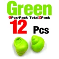 Green 12Pcs