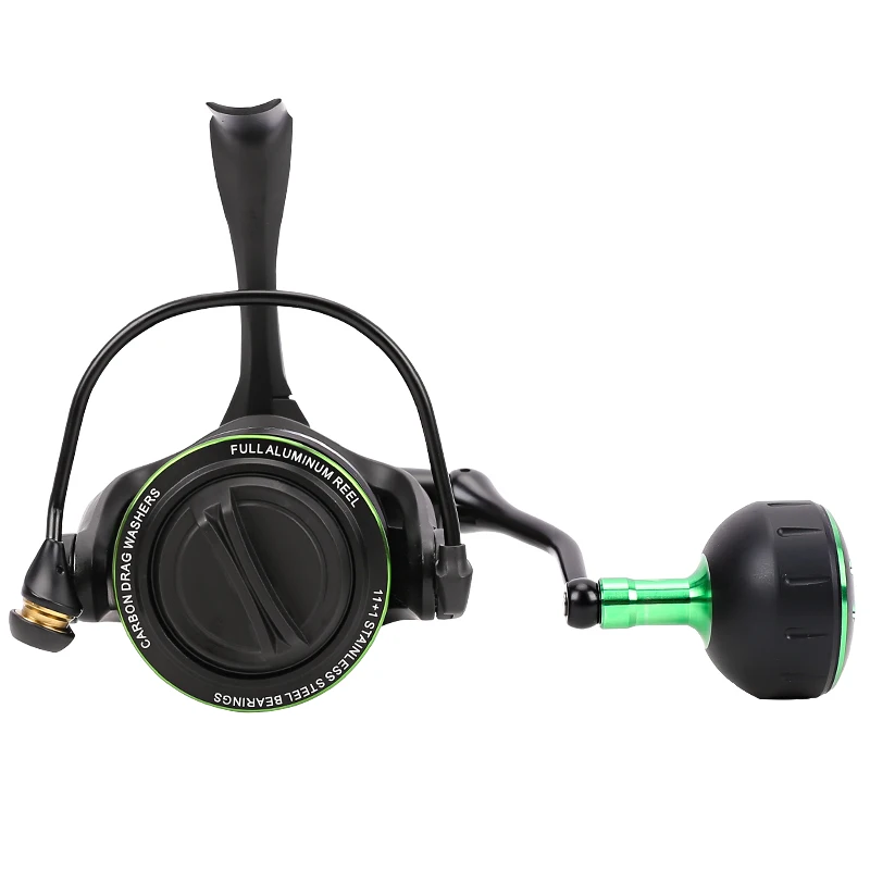 Carrete De Pesca giratorio, 4000s, 5000s, 12 KG, arrastre máximo 6,2: 1, relación De engranaje, bobina De Pesca en roca, rueda De Pesca De mar - imagen 4