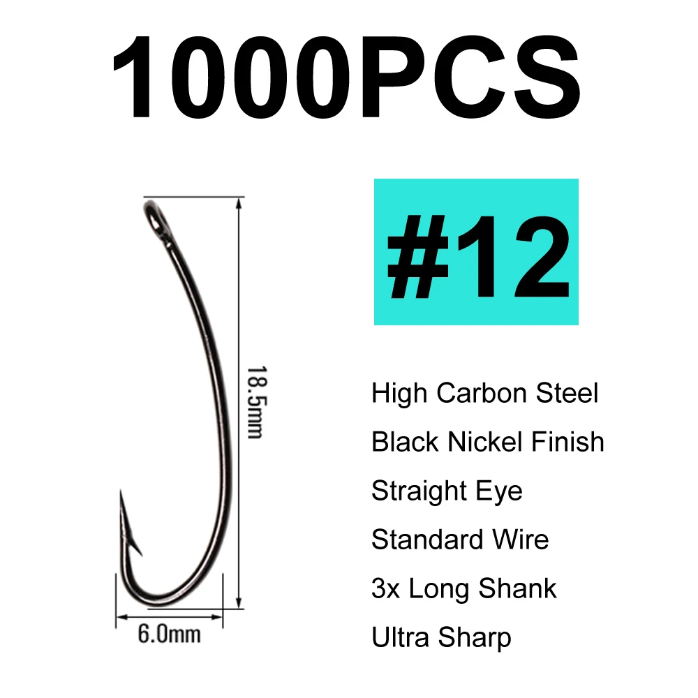 1000pcs size 12