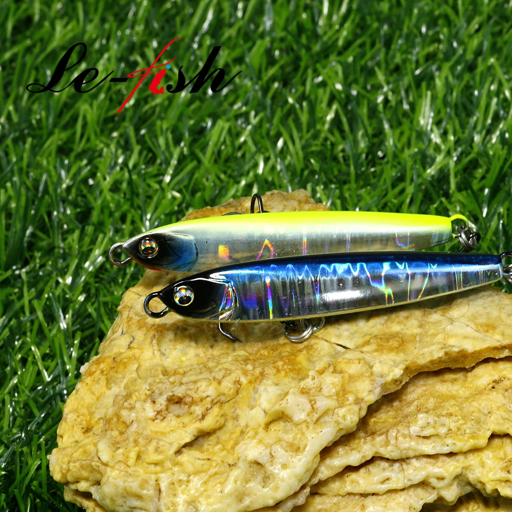 Le fish-señuelo de pesca de lápiz de 60mm y 6g, cebo duro de plástico Artificial para perca, Lucio, Zander