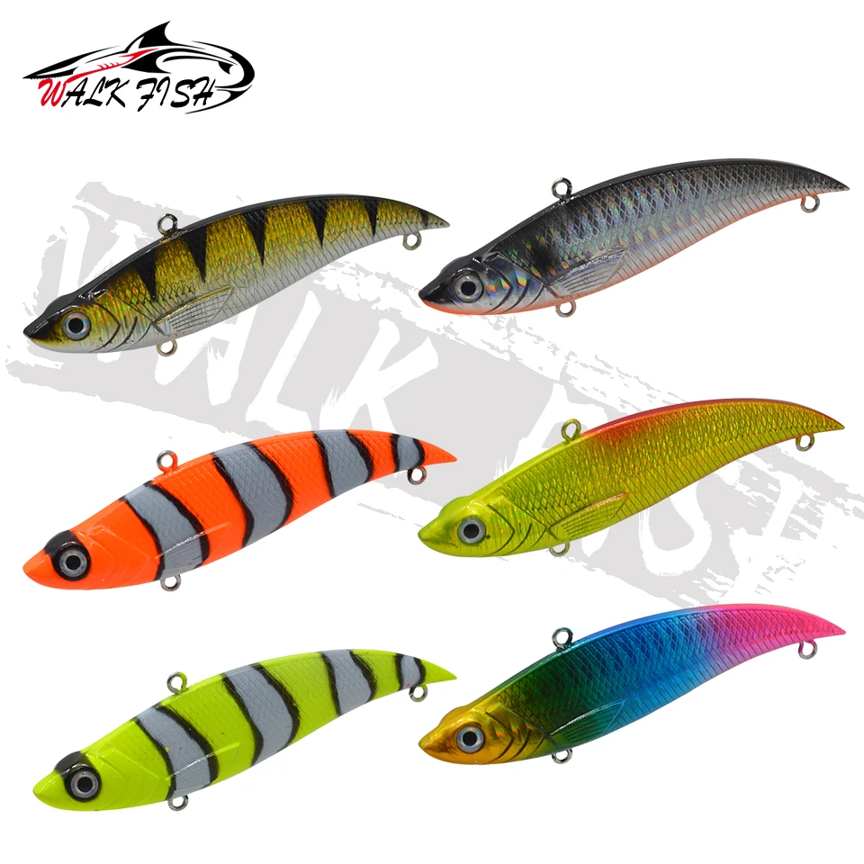 WALK FISH-señuelo de pesca con vibración que se hunde, 10g, 14g, 18g, 22g, cebo duro Artificial VIB, pesca en hielo en invierno, Lucio, aparejos de cebo Isca Pech - imagen 5