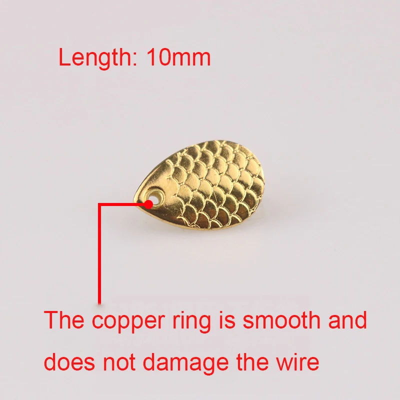 Señuelos de cuchara de pesca, anzuelos giratorios, anillos, cuchillas, cebo suave, Wobbler de pesca, Metal de níquel, Isca, accesorios artificiales para peces, 500 unidades - imagen 4