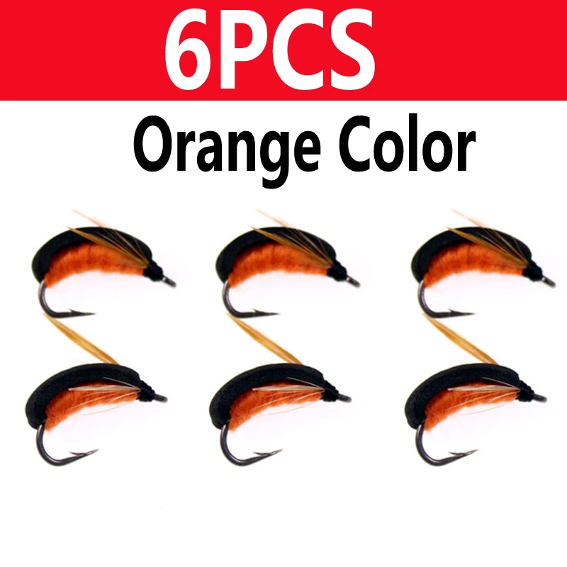Orange 6pcs