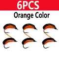 Orange 6pcs