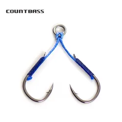 Anzuelos Asist Countbass – Metal forjado con Línea PE para Jigging