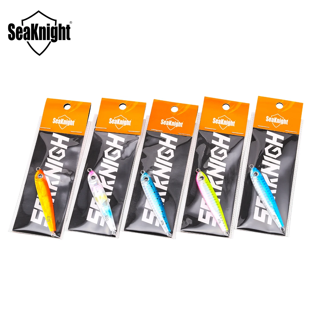 SeaKnight SK302 Jig 21g 28g 30g 40g 1PC cuchara señuelo de Pesca de Metal cebo Artificial 3D ojos océano señuelos Pesca aparejos de Pesca - imagen 4