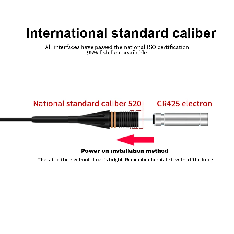 Flotador LED inteligente para pesca nocturna, boya electrónica Ultra sensible luminosa superior, accesorios de pesca al aire libre - imagen 5