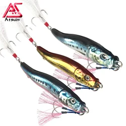 Señuelo de Pesca de Metal en forma de S, anzuelo de cuchara fundido a tierra, hundimiento, duro, Jigging, 60g, 100g, 150g, 180g, 220g