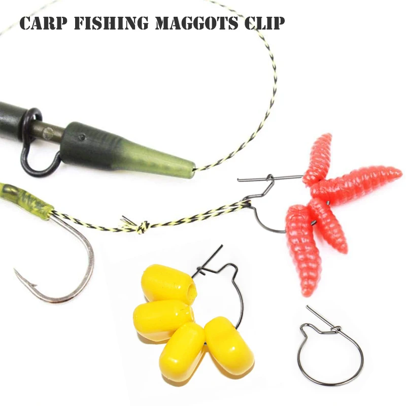 Mosodo-aparejos de pesca de carpa, 20 piezas, Maggot Clip, aparejos de todos los tamaños S, M y L - imagen 3