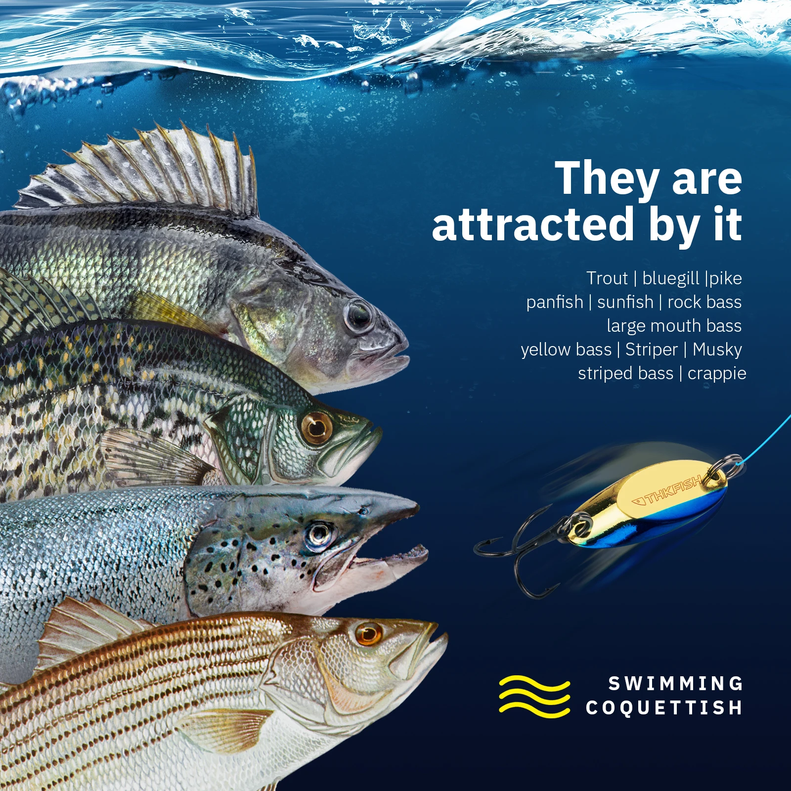 THKFISH-cebo duro de pesca con cuchara de Metal, 5 uds., 7g, 10g, 14g, 21g, cucharas giratorias de lentejuelas para trucha, Lucio, pesca en mar, cebos artificiales - imagen 5