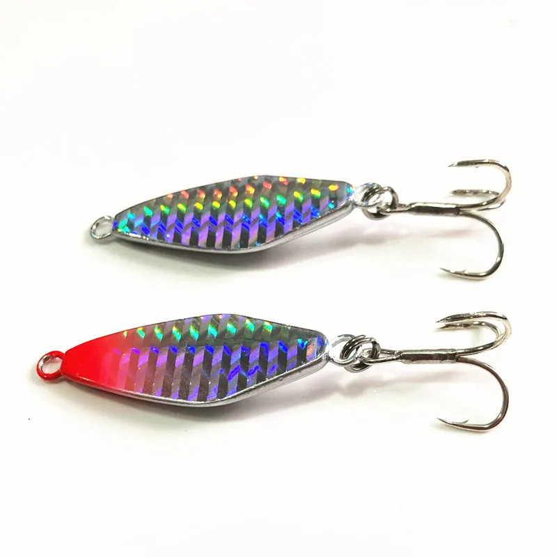 Señiva de pesca iridiscente con accesorios de múltiples gancos para una mayor eficiencia de captura